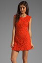 view 1 of 6 Robe Jie dentelle dessin cachemire in Bright Orange