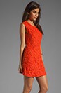 view 3 of 6 Robe Jie dentelle dessin cachemire in Bright Orange