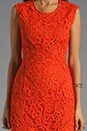 view 5 of 6 Robe Jie dentelle dessin cachemire in Bright Orange