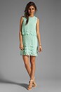 view 2 of 6 Aceline Daisy Lace Dress in Mint