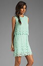 view 3 of 6 Aceline Daisy Lace Dress in Mint