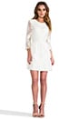 view 2 of 6 Robe Valentina brodée style victorien in White