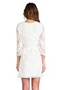view 4 of 6 Robe Valentina brodée style victorien in White