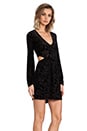 view 3 of 6 Barbarella Stretch Velvet Dress in Black