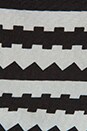 view 7 of 7 Cadhia Tribal Faille Short - Black/White in Black & White