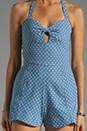 view 5 of 6 Aussie Denim Star Romper in Light Blue