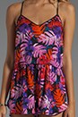 view 5 of 6 Mansi Tropical Print Tank Romper in Multi
