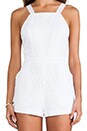view 6 of 6 Romala Romper in White