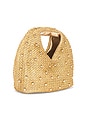 view 3 of 4 BOLSO RAFFIA in Gold