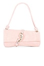 view 1 of 4 Alice Shoulder Bag in Pink Suede