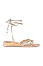 view 1 of 5 SANDALIA PRAX in Light Gold Leather