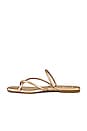 view 5 of 5 Leanna Sandal in Dark Gold