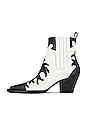 view 5 of 5 BOTTINES RENIA in Black & White