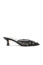 view 1 of 5 X For Love & Lemons Claire Mule in Black Mesh