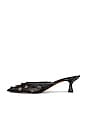view 5 of 5 X For Love & Lemons Claire Mule in Black Mesh