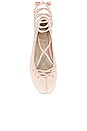 view 4 of 5 X For Love & Lemons Beate Flat in LIGHT PINK LEATHER
