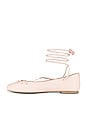 view 5 of 5 X For Love & Lemons Beate Flat in LIGHT PINK LEATHER