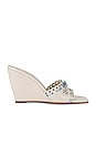 view 1 of 5 X For Love & Lemons Madale Wedge in IVORY PATENT