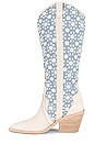 view 5 of 5 Navene Boot in Blue Floral