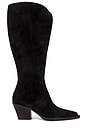 view 1 of 5 Raj Wide Calf Boot in Black