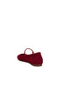 view 3 of 5 Reyes Ballet Flat in Crimson