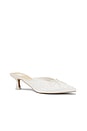view 2 of 5 Claytn Pearl Heel in True White Satin