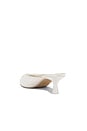 view 3 of 5 Claytn Pearl Heel in True White Satin