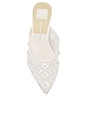 view 4 of 5 Clara Pearl Heel in True White Daisy Mesh