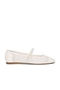 view 1 of 5 Rollin Pearl Flat in White Mesh