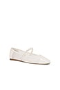 view 2 of 5 Rollin Pearl Flat in White Mesh
