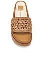 view 4 of 5 SANDALIA SIDONA in Brown Raffia