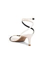 view 3 of 5 Bamby Sandal in White & Black