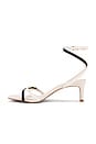 view 5 of 5 Bamby Sandal in White & Black