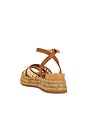 view 3 of 5 Wriley Sandal in Saddle Woven Raffia