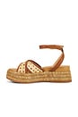 view 5 of 5 Wriley Sandal in Saddle Woven Raffia