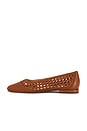 view 5 of 5 Catia Flat in Saddle Woven Stella