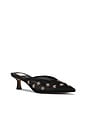 view 2 of 5 Clara Heel in Black Mesh