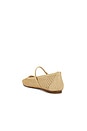 view 3 of 5 Reyes Flat in Light Natural Woven Raffia