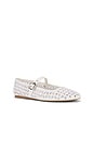 view 2 of 5 Rodni Eyelet Flat in True White Leather