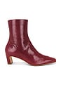 view 1 of 5 ANIKA 부츠 in Dark Red Embossed
