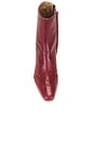 view 4 of 5 ANIKA 부츠 in Dark Red Embossed