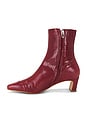 view 5 of 5 ANIKA 부츠 in Dark Red Embossed