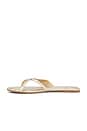 view 5 of 5 SANDALIA DE TANGA LENEX in Platinum