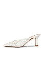 view 5 of 5 Cleo High Mule in True White