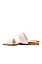 view 5 of 5 Payce Cow Hair Sandal in White