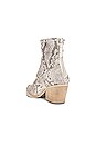 view 3 of 5 BOTTINES SHANTA in White & Black Snake Print