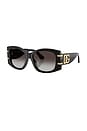 view 2 of 3 Square Sunglasses in Black