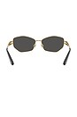 view 5 of 4 Geometric Sunglasses in Gold