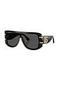 view 2 of 4 Shield Sunglasses in Black