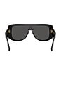 view 5 of 4 Shield Sunglasses in Black